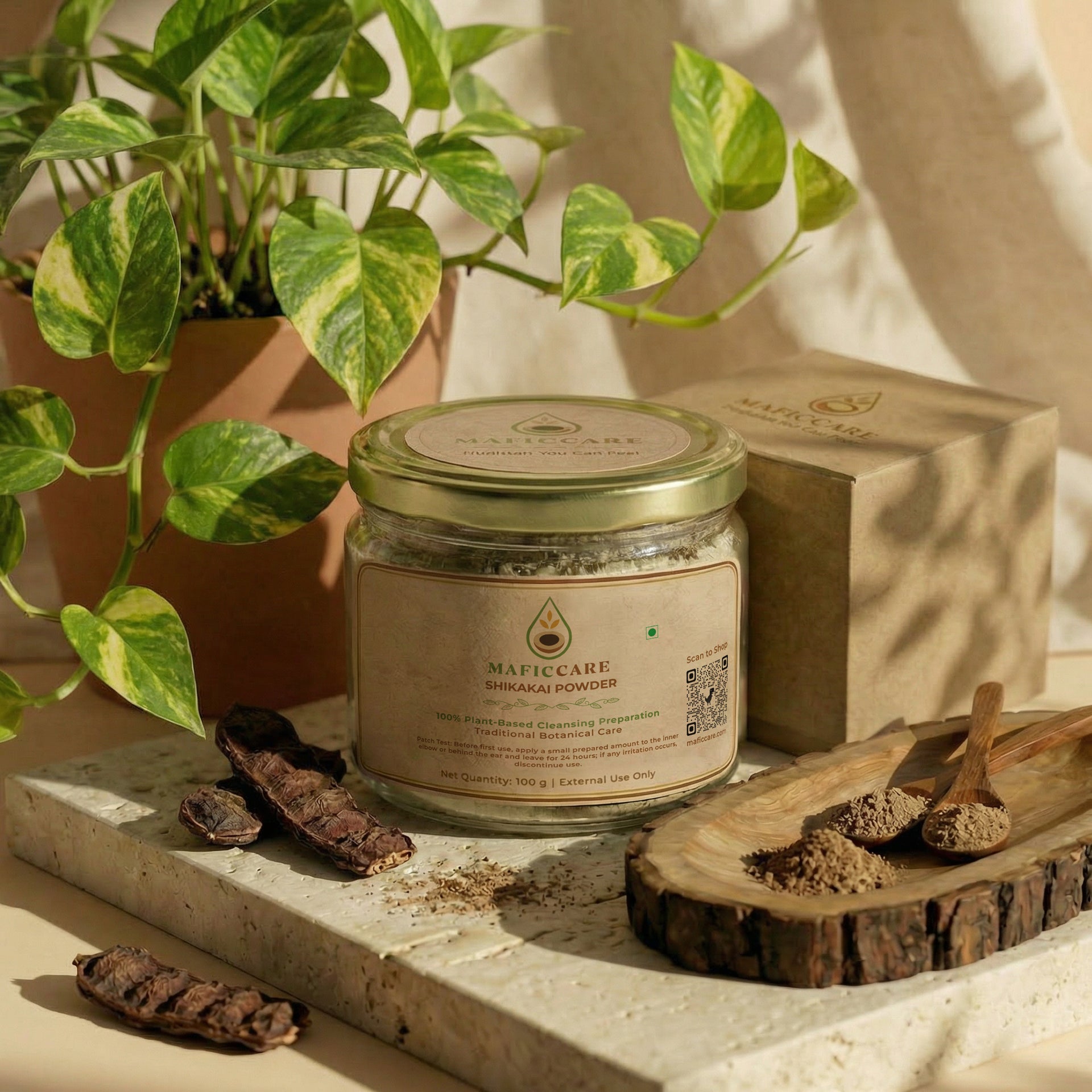 Shikakai Hygiene Powder Jar